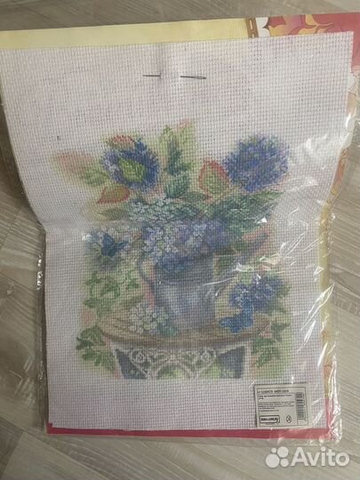 Схема для вышивания остатки от набора