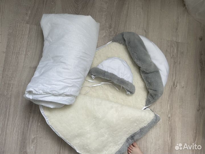 Зимний конверт в коляску