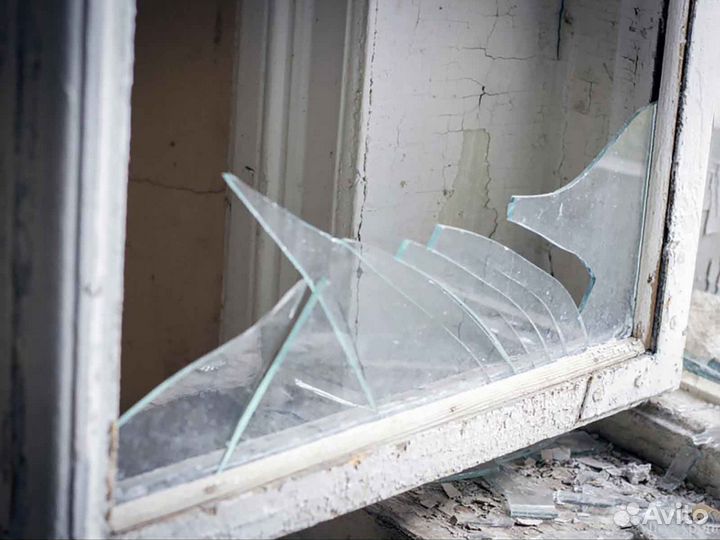 Ремонт окон, стеклопакет ударопрочный RAL9444