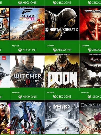 Цифровые игры для xbox one