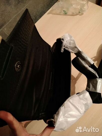 Сумка и ремень из натуральной кожи