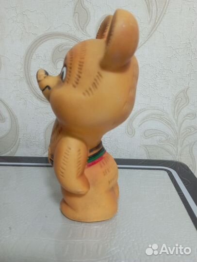 Игрушка СССР Олимпийский медведь