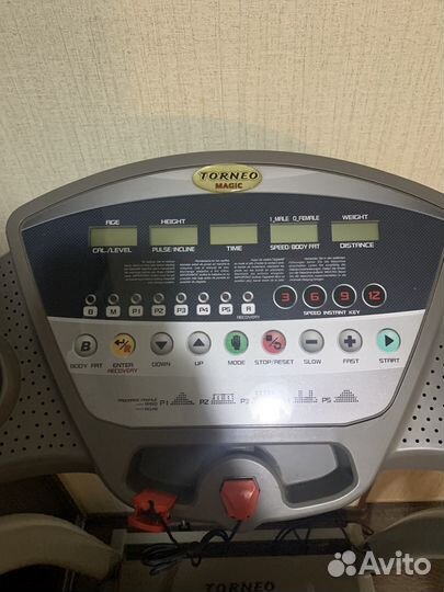 Беговая дорожка torneo magic T-410