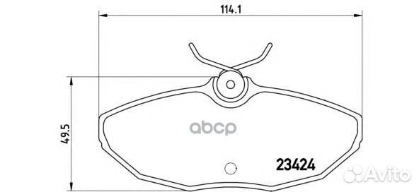 Колодки зад.jaguar S-type 99-07/XJ 03-09 P36013