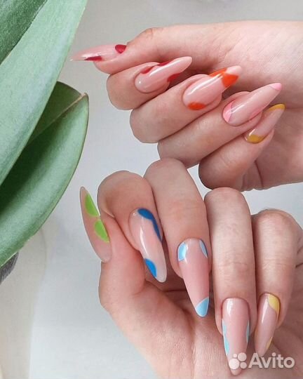 Наращивание ногтей, маникюр, шеллак