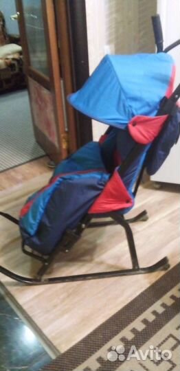 Детские санки коляска