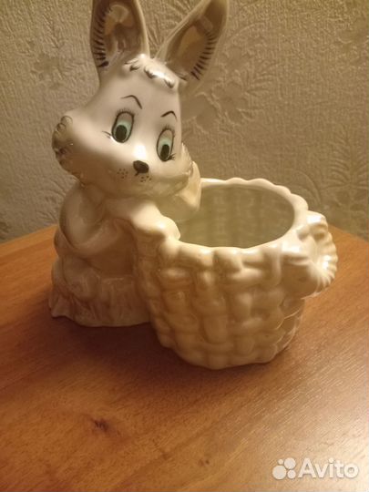 Конфетница Зайчик