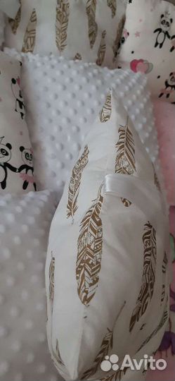 Бортики подушки в детскую кроватку