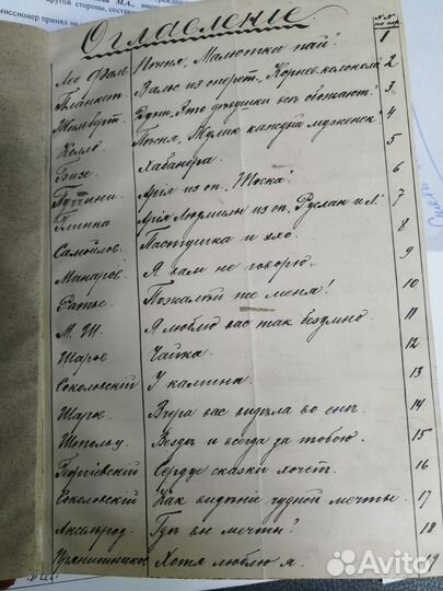 Книга Сборник Романсы и песни 39 штук Издание С.Я