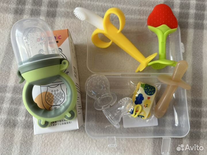 Набор силиконовых прорезывателей + ниблер