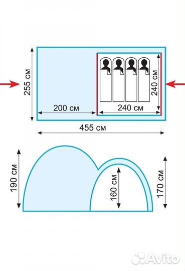 Палатка Tramp Sphinx 4 v.2