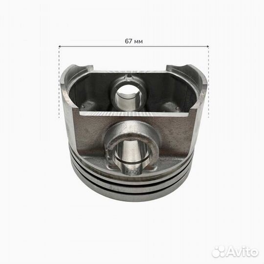 Цилиндро-поршневая группа на мотоцикл 4Т 167FMM 25