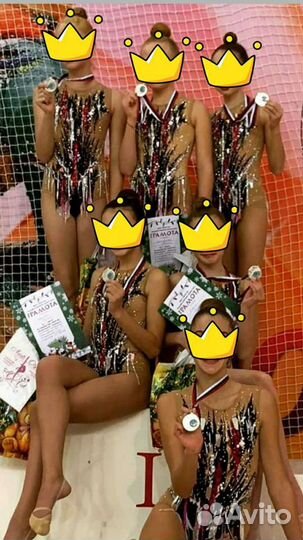 Купальники групповые для художественной гимнастики