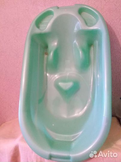 Ванночка для купания с горкой