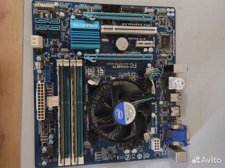 Материнская плата LGA 1155 gigabyte GA-H77M-D3H