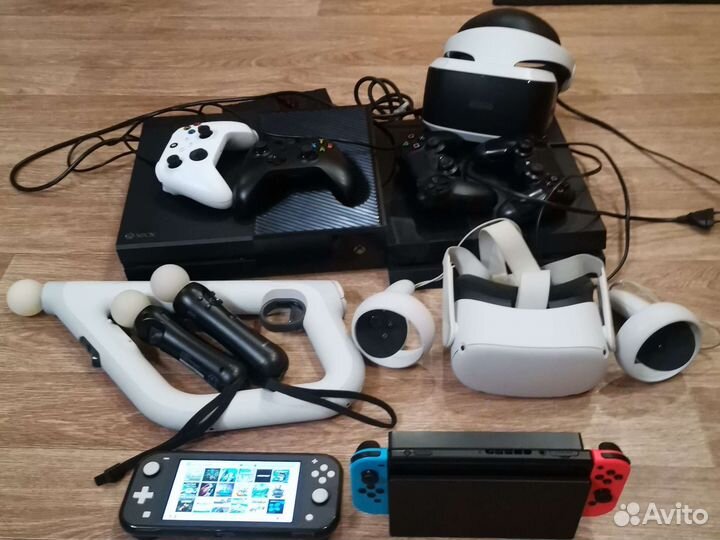 Аренда PS4, 5 vr Xbox one series oculus switch