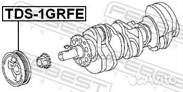 Шкив коленвала 1grfe