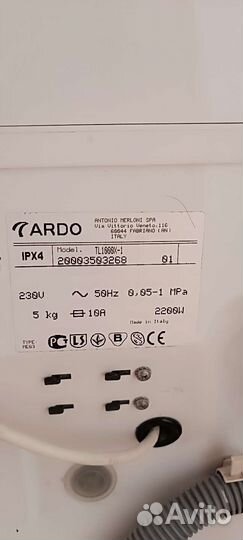 Стиральная машинка Ardo TL1000x-1 б/у на запчасти