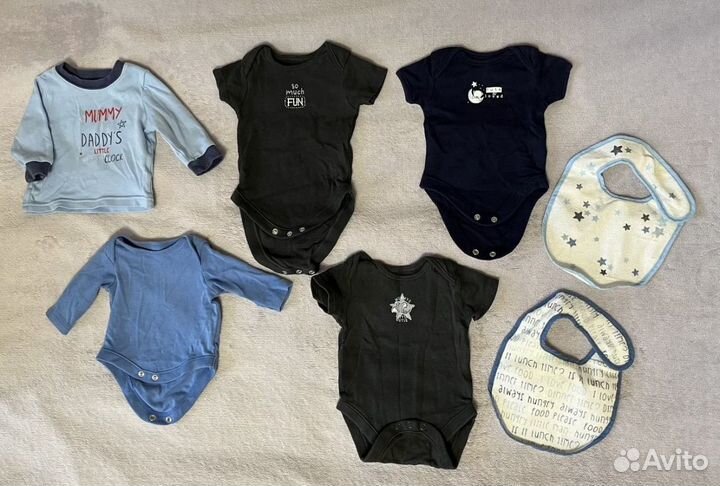 Пакет американской одежды на мальчика 50-56-62