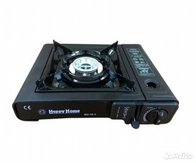 Плитка газовая туристическая с переходником