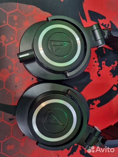 Проводные наушники Audio-Technica ATH-M50X черный
