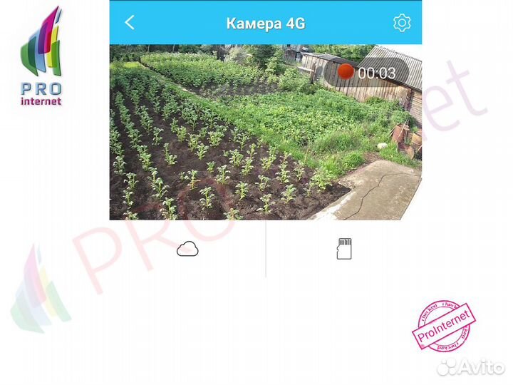 Камера видеонаблюдения 4G с сим картой