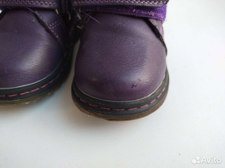 Ботинки осенние для девочки 22 размер