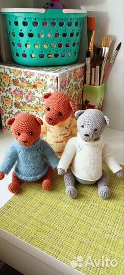 Вязанные игрушки ручной работы