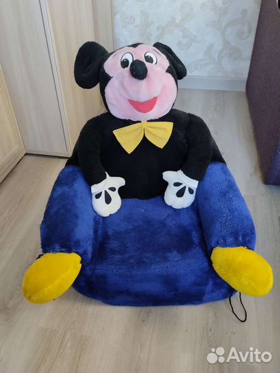 Миккимаус кресло детское мягкое