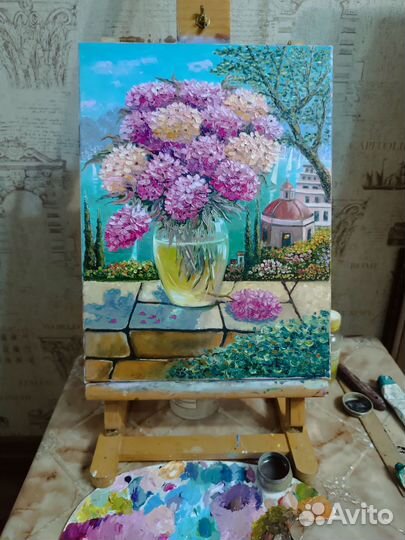 Картина маслом на холсте ручная работа