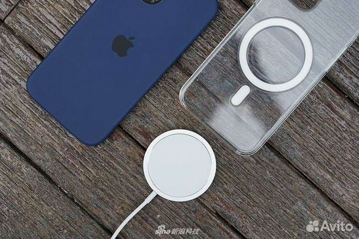 Чехол для iPhone clear case magsafe