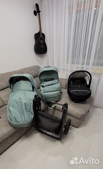 Коляска torino 2в1 (Indigo) + автолюлька