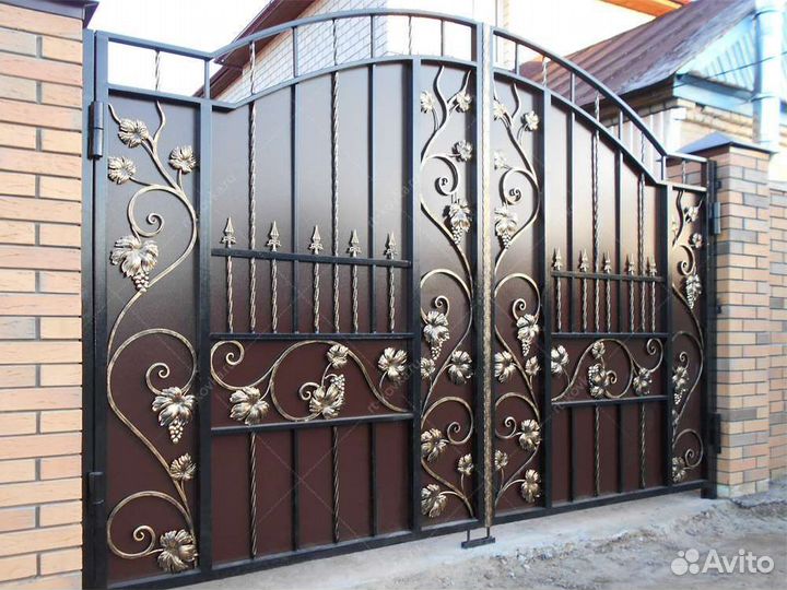 Кованые ворота