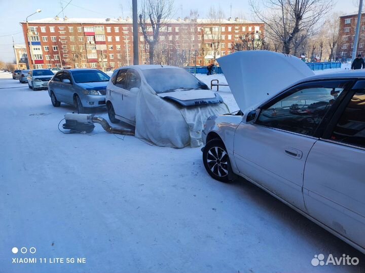 Отогрев авто