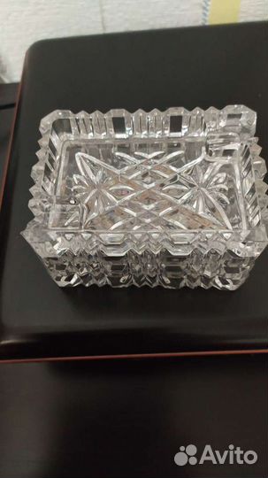 Пепельница хрусталь