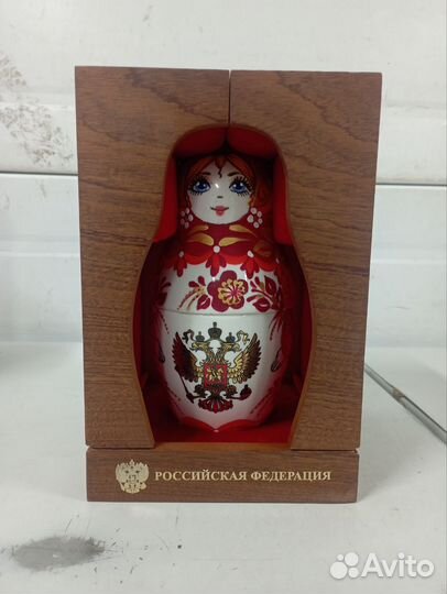 Матрешка сувенирная (штоф/бутылка)