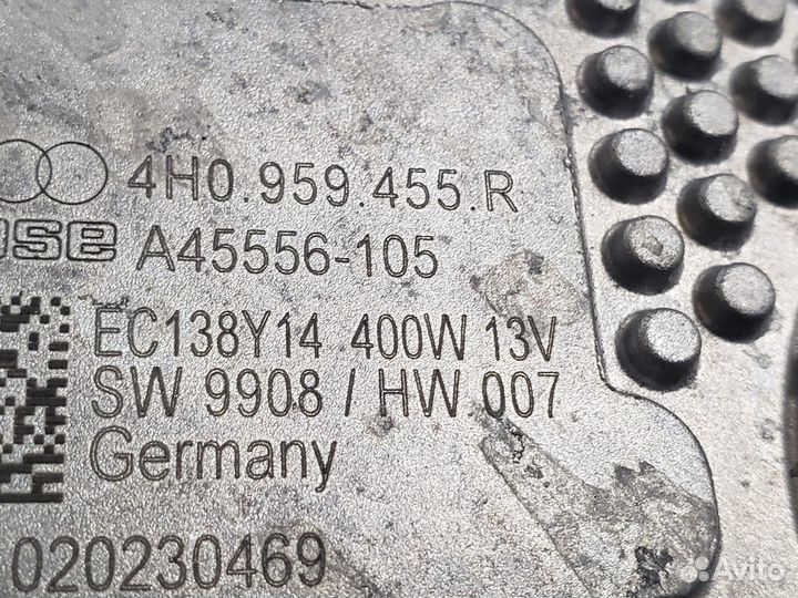 Вентилятор охлаждения Audi A8 D4 4H