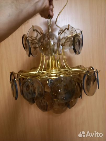 Винтажная люстра,италия