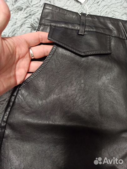 Кожаная юбка