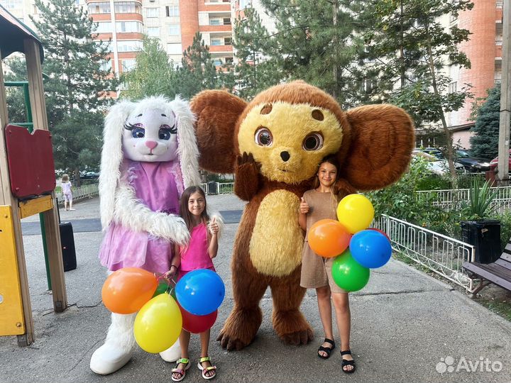 Поздравление ростовые куклы чебурашка