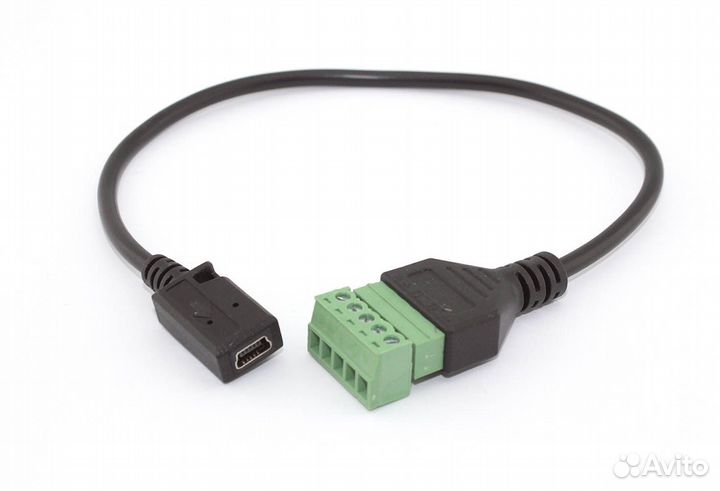 Кабель со сборным разъемом mini USB мама