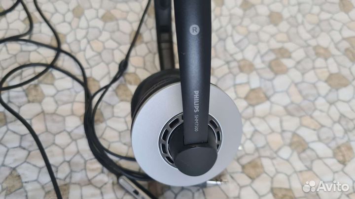 Наушники проводные Philips shm7500 с микрофоном