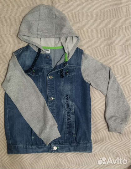 Джинсовая куртка для мальчика 140