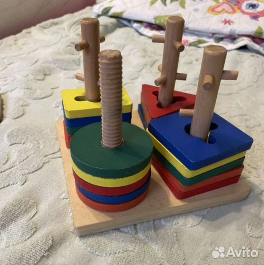 Развивающие деревянные игрушки