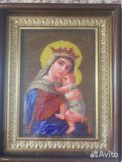 Икона из бисера