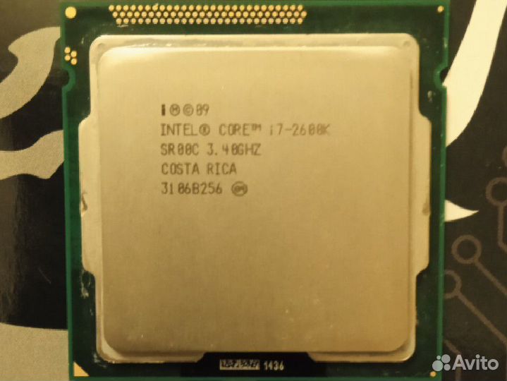 Процессор lga 1155 i7 2600k