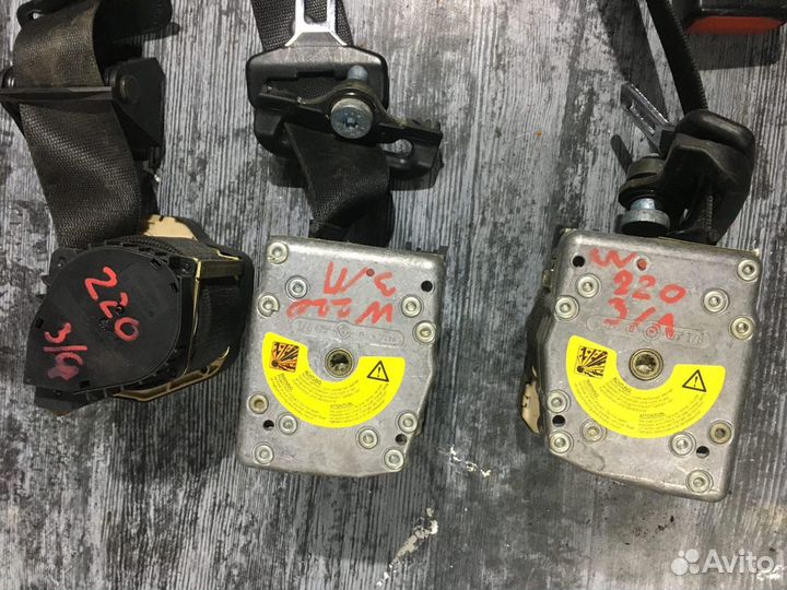 Задние ремни безопасности Mercedes-Benz W220