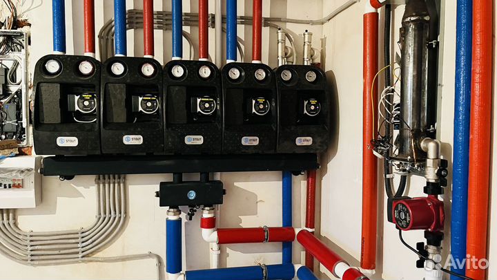 Монтаж Отопление. Теплый пол. Водоснабжение