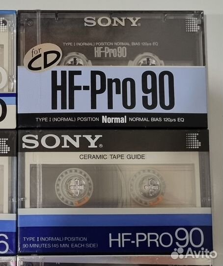 Sony HF-PRO 46/60/90 Винтажные кассеты