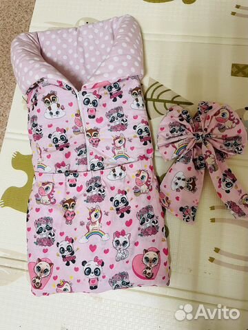 Конверт на выписку зимний для девочки